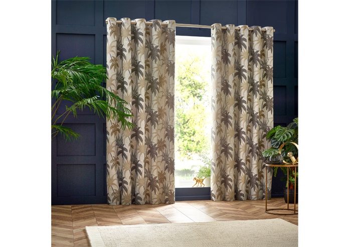 Galapagos Eyelet, Natural - Ready Made Curtains - Image 7
